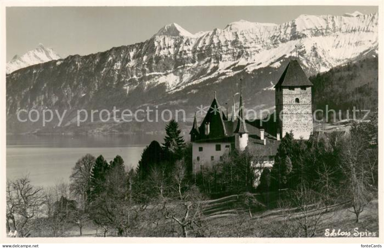 13717887 Spiez Thunersee BE Schloss Berner Alpen Spiez Thunersee BE - Otros & Sin Clasificación