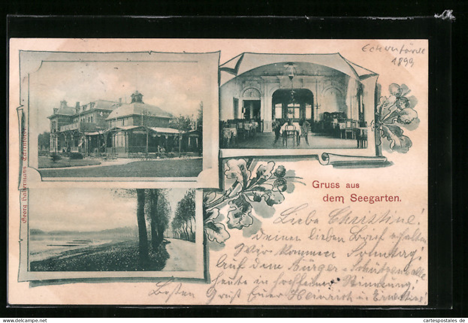 AK Eckernförde, Gasthaus Seegarten  - Eckernförde