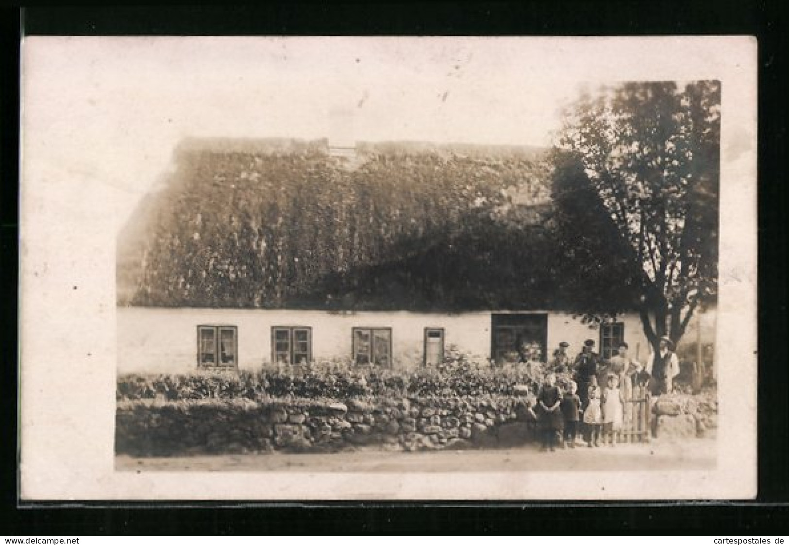 Foto-AK Stenderup /Sieverstedt, Familie Vor Ihrem Gehöft, 1910  - Andere & Zonder Classificatie