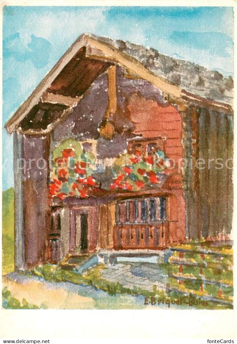 13716057 Wildhaus  SG Zwinglihuette Aquarell  - Other & Unclassified