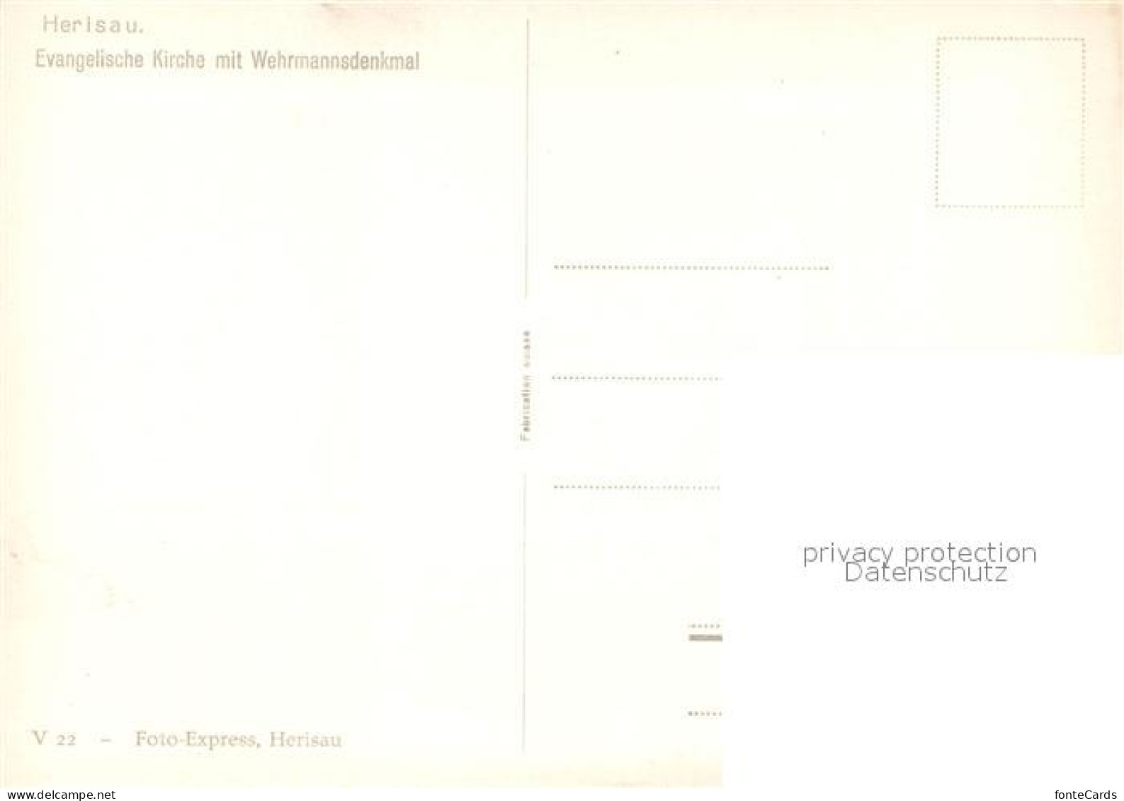 13715907 Herisau AR Kirche Mit Wehrmannsdenkmal Herisau AR - Andere & Zonder Classificatie