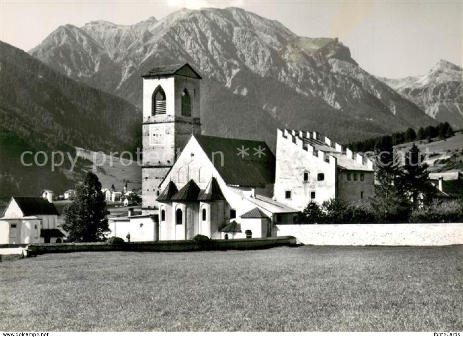 13715897 Grischun Clastra Muestair Cun Piz Lad Klosterkirche Alpen Grischun - Sonstige & Ohne Zuordnung