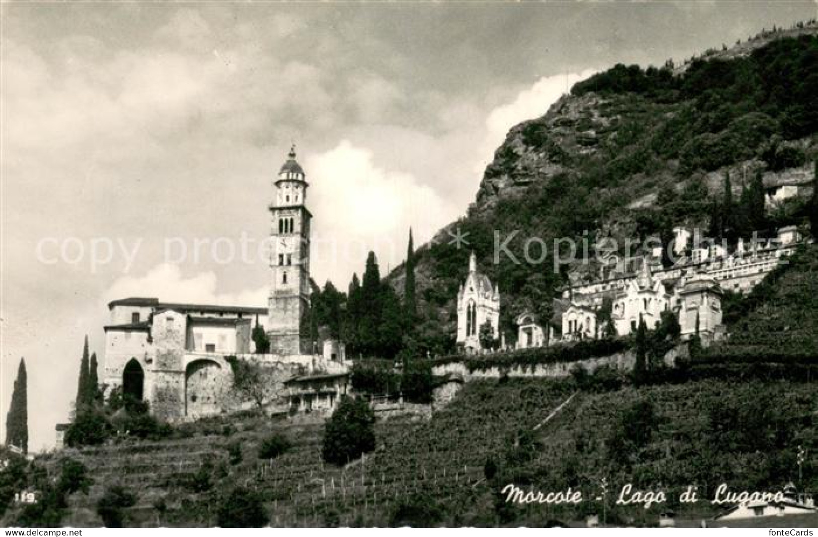 13715837 Morcote Lago Di Lugano Kirche Morcote Lago Di Lugano - Andere & Zonder Classificatie