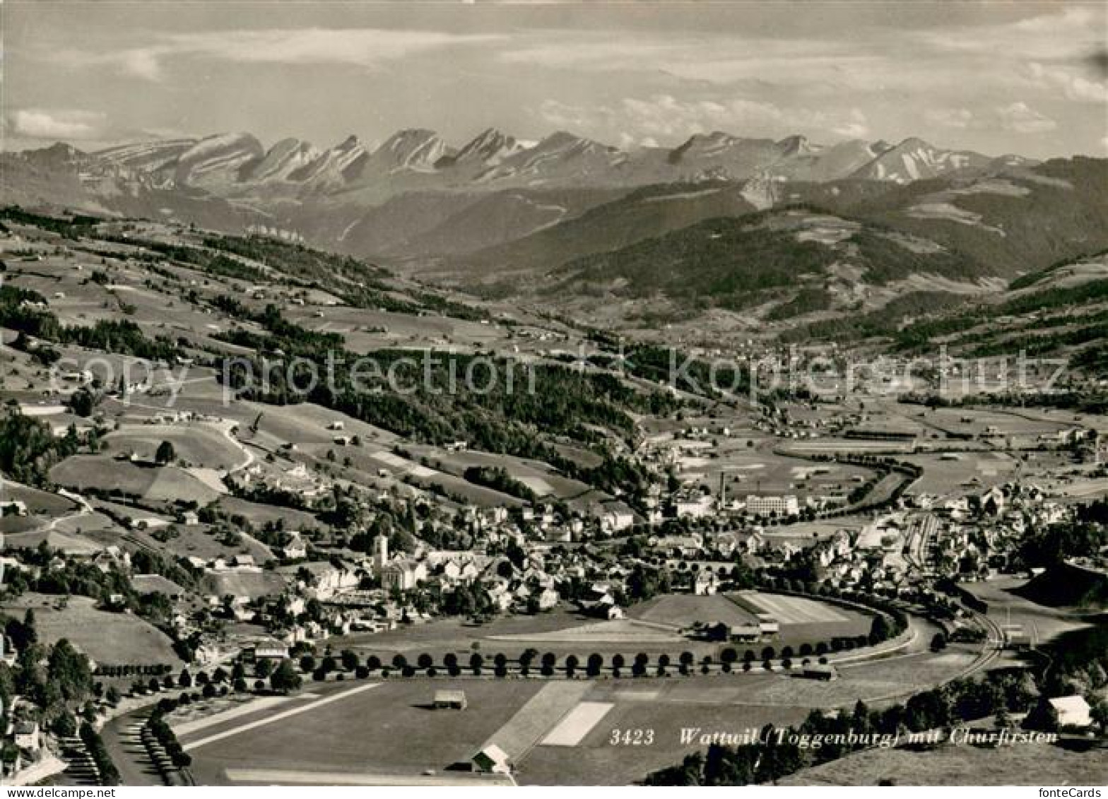 13712639 Wattwil Panorama Blick Gegen Die Churfirsten Appenzeller Alpen Wattwil - Andere & Zonder Classificatie