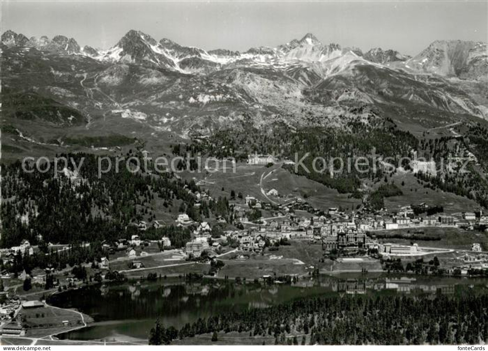 13712477 St Moritz Dorf GR Mit Corviglia Und Piz Nair Gebiet St Moritz Dorf GR - Sonstige & Ohne Zuordnung