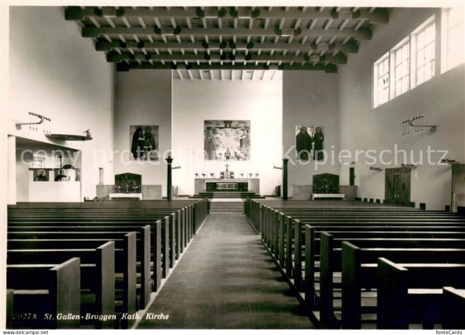 13712469 Bruggen SG Inneres Der Katholischen Kirche Bruggen SG - Andere & Zonder Classificatie
