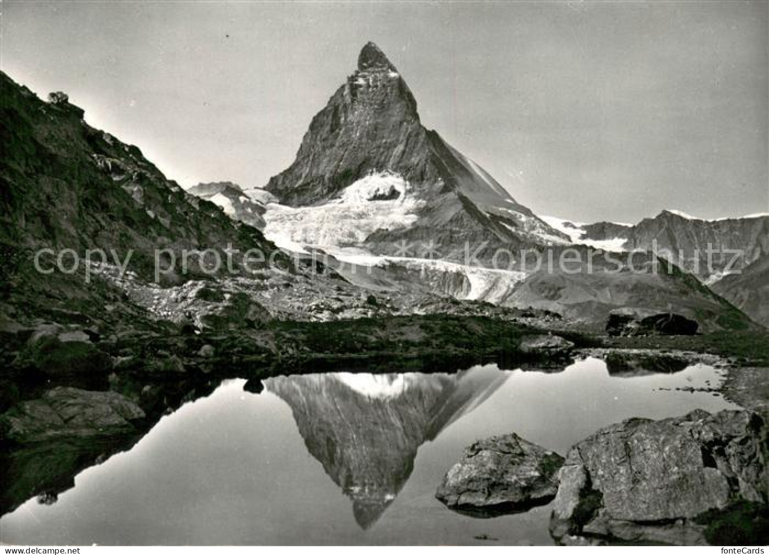 13712447 Zermatt VS Rifelsee Mit Matterhorn Bergwelt Walliser Alpen Zermatt VS - Sonstige & Ohne Zuordnung