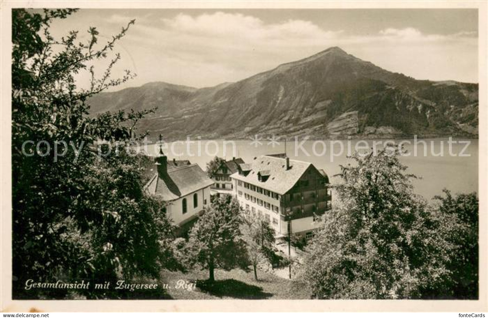 13710827 Walchwil Erholungsheim St Elisabeth Am Zugersee Mit Rigi Walchwil - Altri & Non Classificati