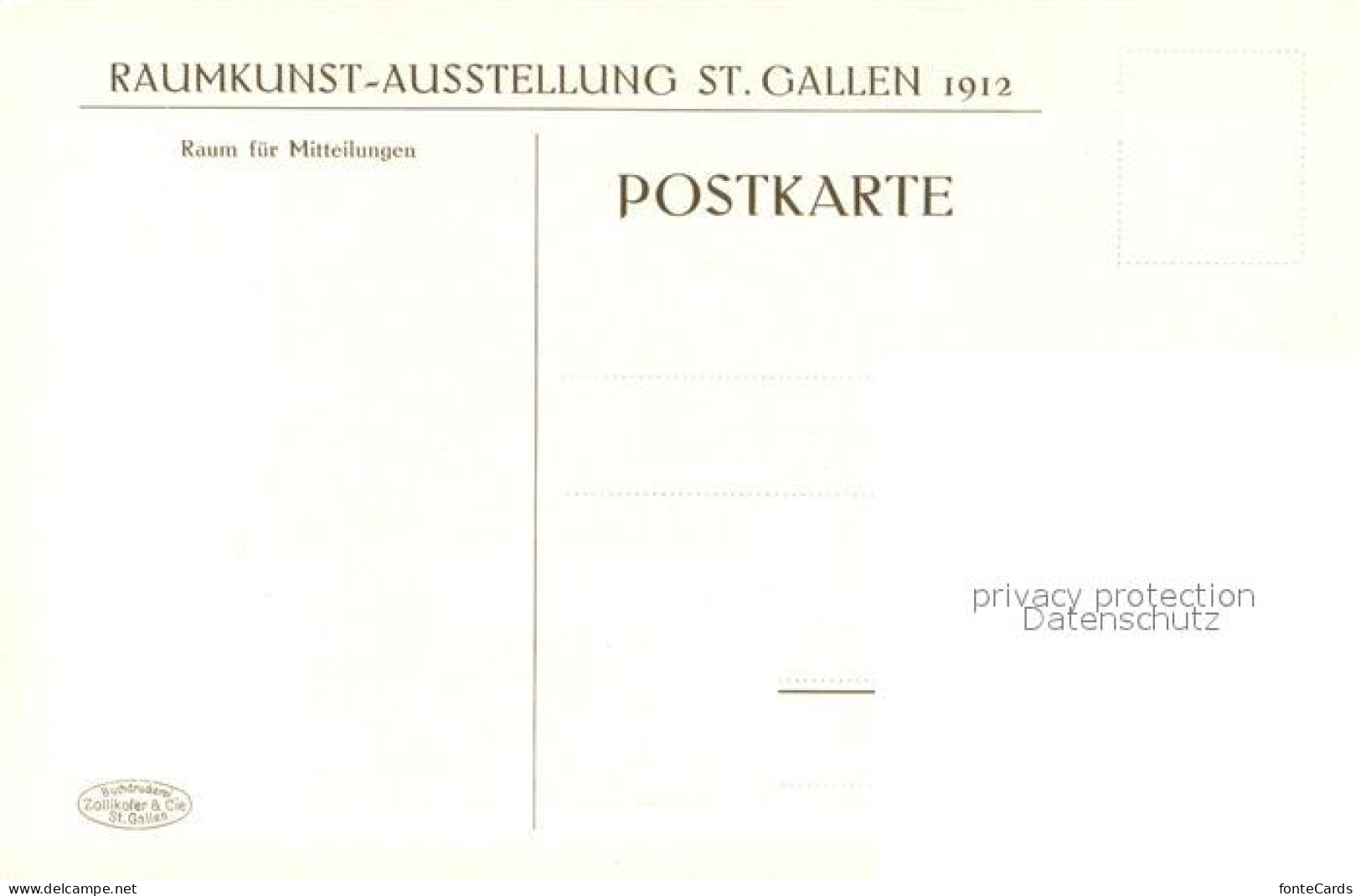 13710739 St Gallen SG Raumkunst Ausstellung 1912 Raum No 25 Schlafzimmer St Gall - Other & Unclassified