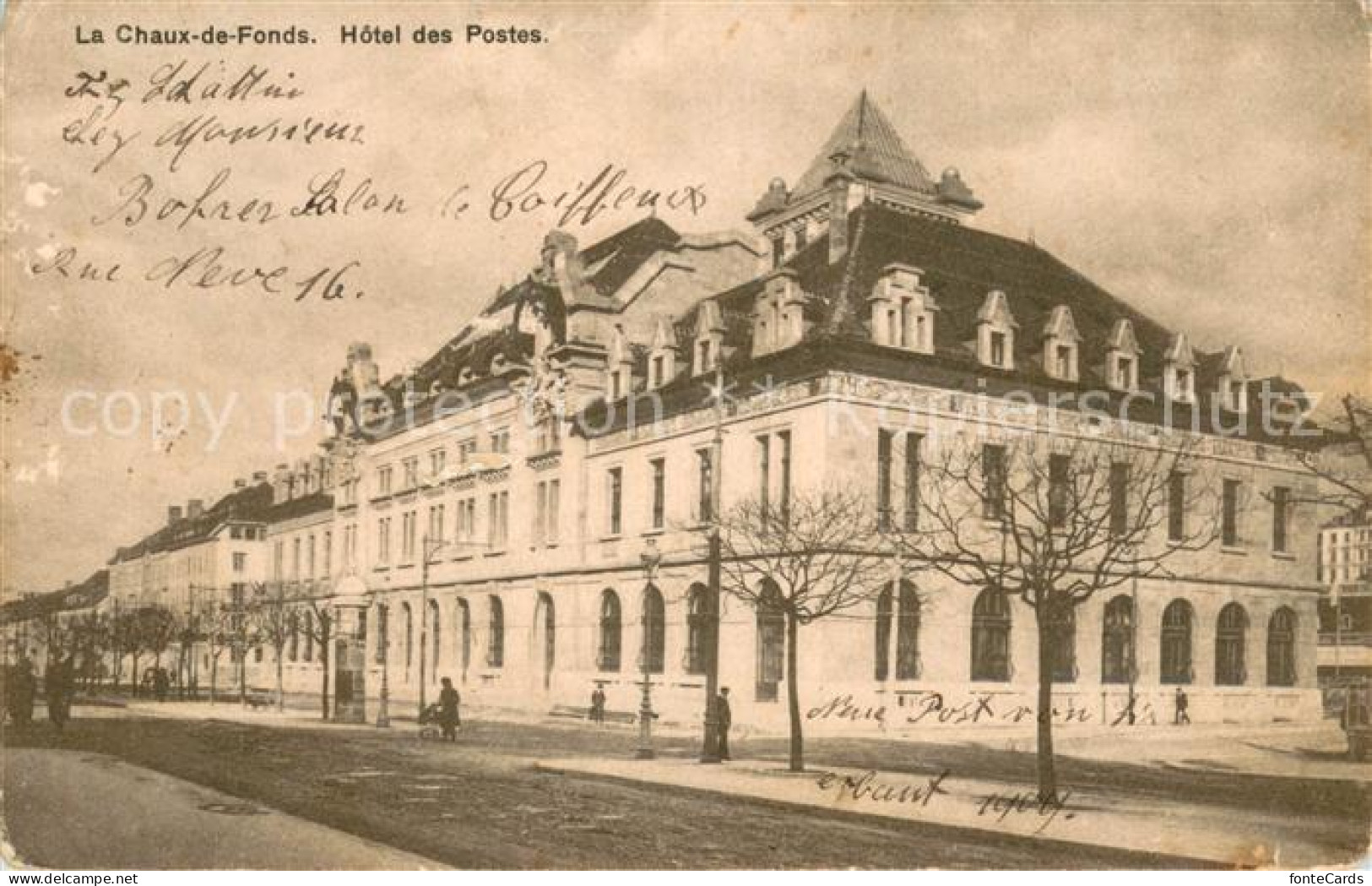 13710457 La Chaux-de-Fonds NE Hotel Des Postes  - Sonstige & Ohne Zuordnung