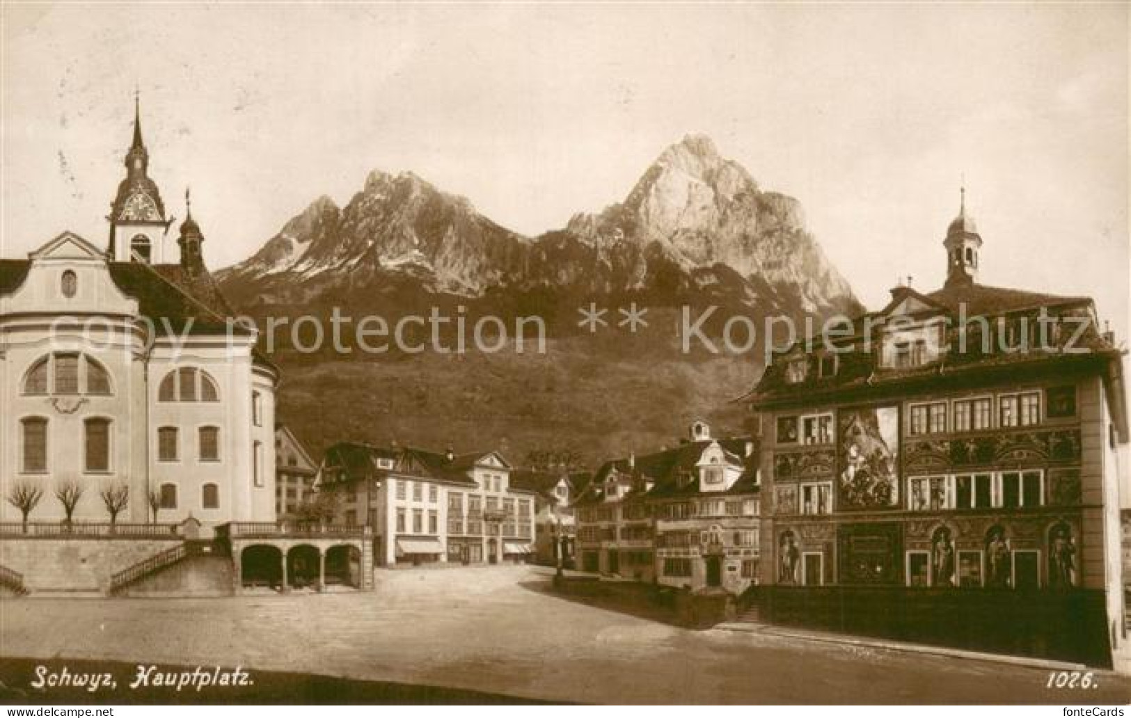 13710129 Schwyz SZ Hauptplatz  - Andere & Zonder Classificatie