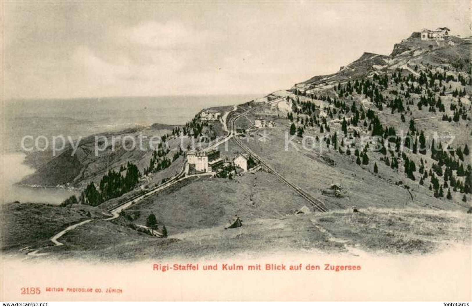 13710067 Rigi Staffel Und Kulm Mit Blick Auf Zugersee Rigi Staffel - Autres & Non Classés