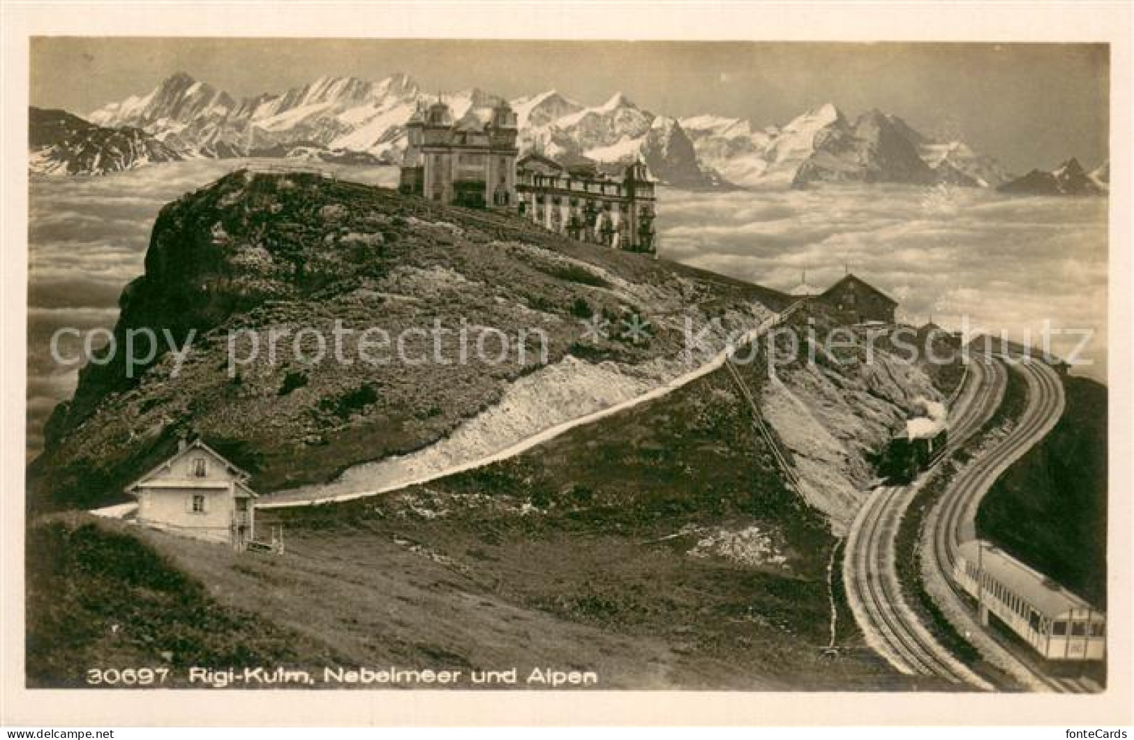 13709919 Rigi Kulm Nebelmeer Und Alpen Rigi Kulm - Autres & Non Classés