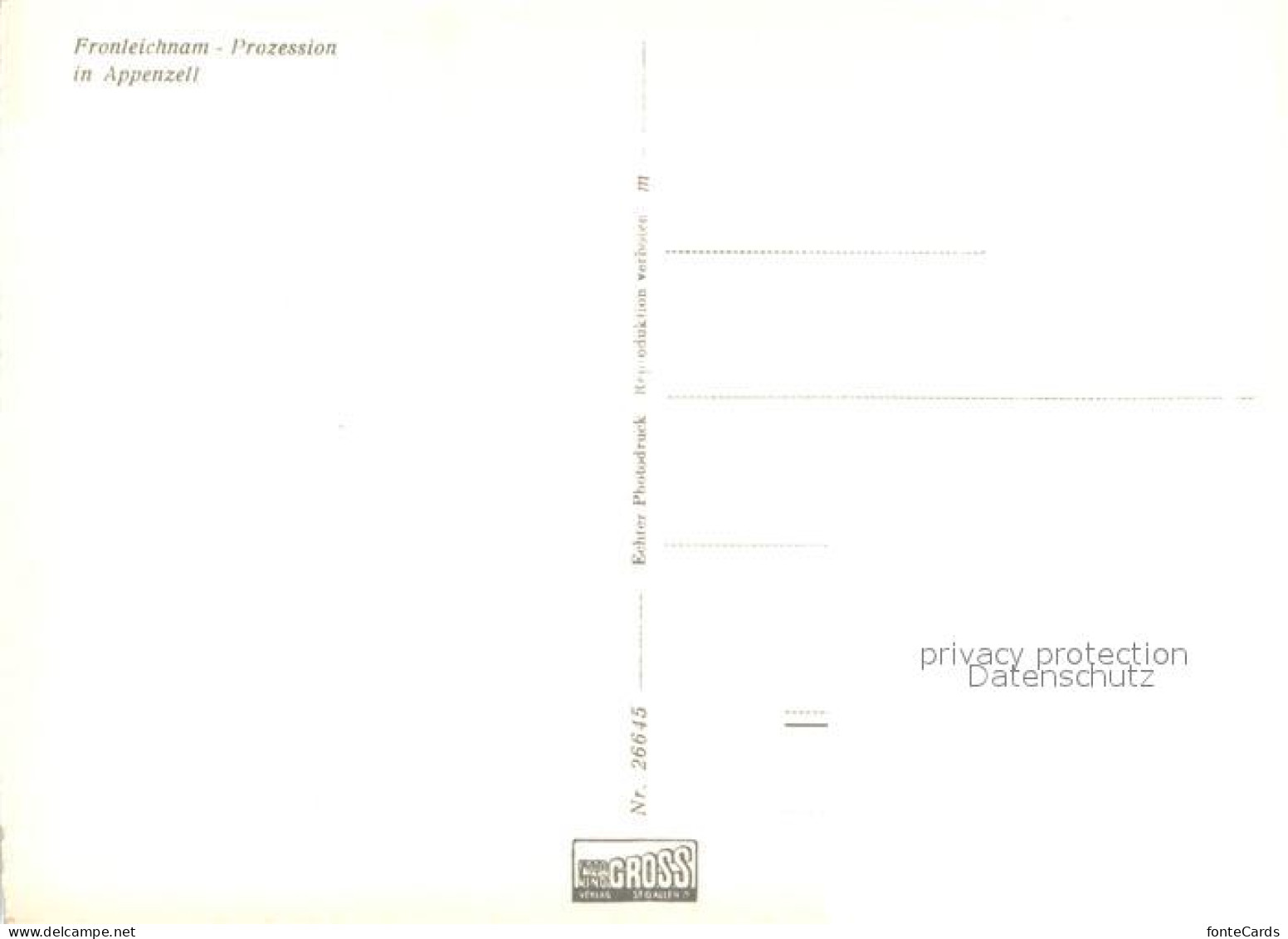 13709489 Appenzell IR Fronleichnam Prozession Appenzell IR - Other & Unclassified