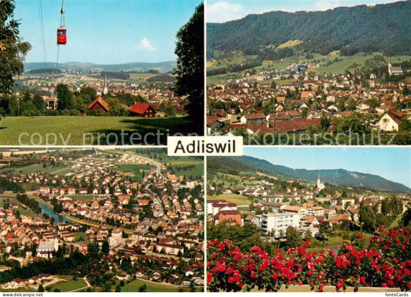 13707719 Adliswil Stadtpanorama Bergbahn Adliswil - Other & Unclassified