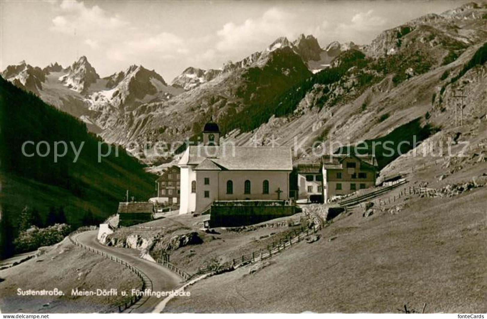 13707057 Meien Bergdorf Sustenstrasse Fuenffingerstoecke Urner Alpen Meien - Autres & Non Classés