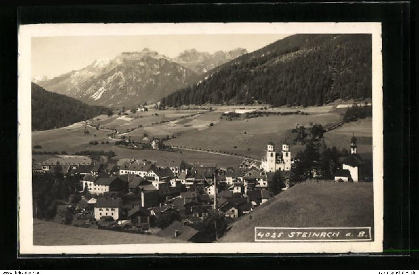 AK Steinach A. B., Teilansicht Mit Kirche  - Sonstige & Ohne Zuordnung