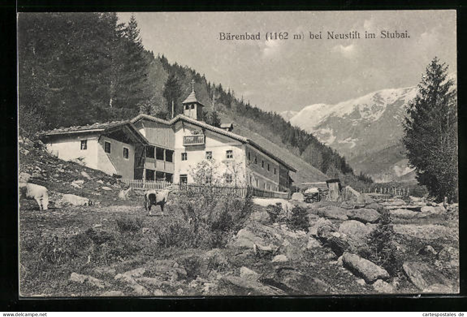 AK Neustift Im Stubai, Hotel Bärenbad  - Altri & Non Classificati