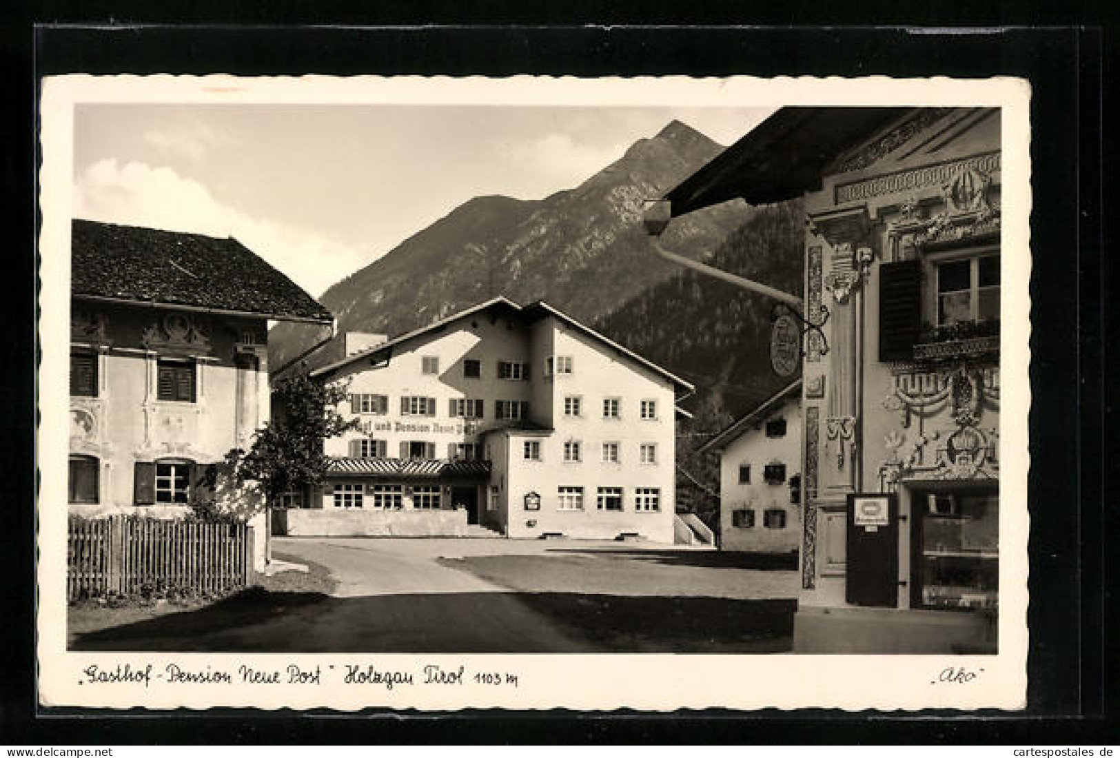 AK Holzgau, Gasthof-Pension Neue Post  - Other & Unclassified