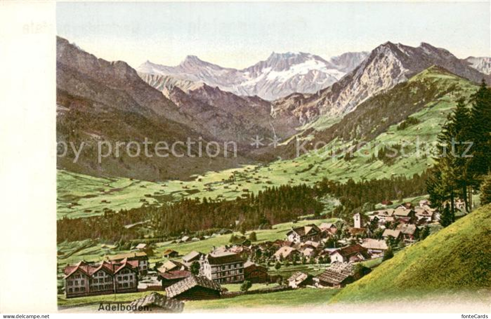 13706989 Adelboden Gesamtansicht Mit Alpenpanorama Adelboden - Other & Unclassified