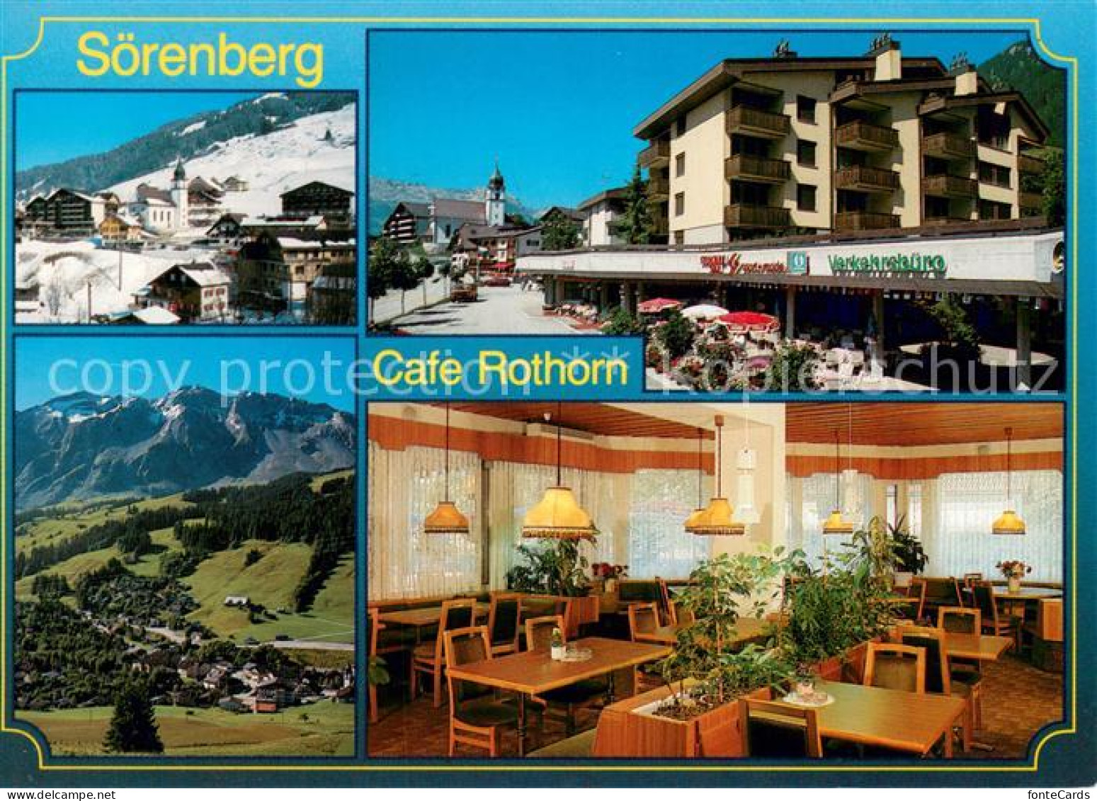 13706877 Soerenberg LU Rothorn Center Cafe Panorama Alpen Soerenberg LU - Sonstige & Ohne Zuordnung