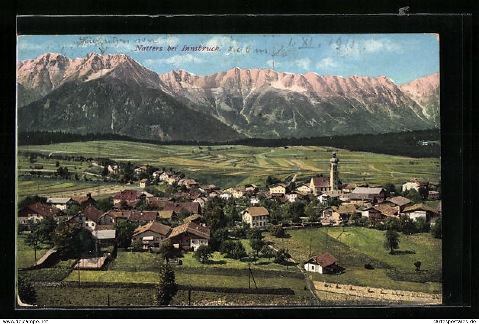 AK Natters Bei Innsbruck, Teilansicht Mit Kirche  - Sonstige & Ohne Zuordnung