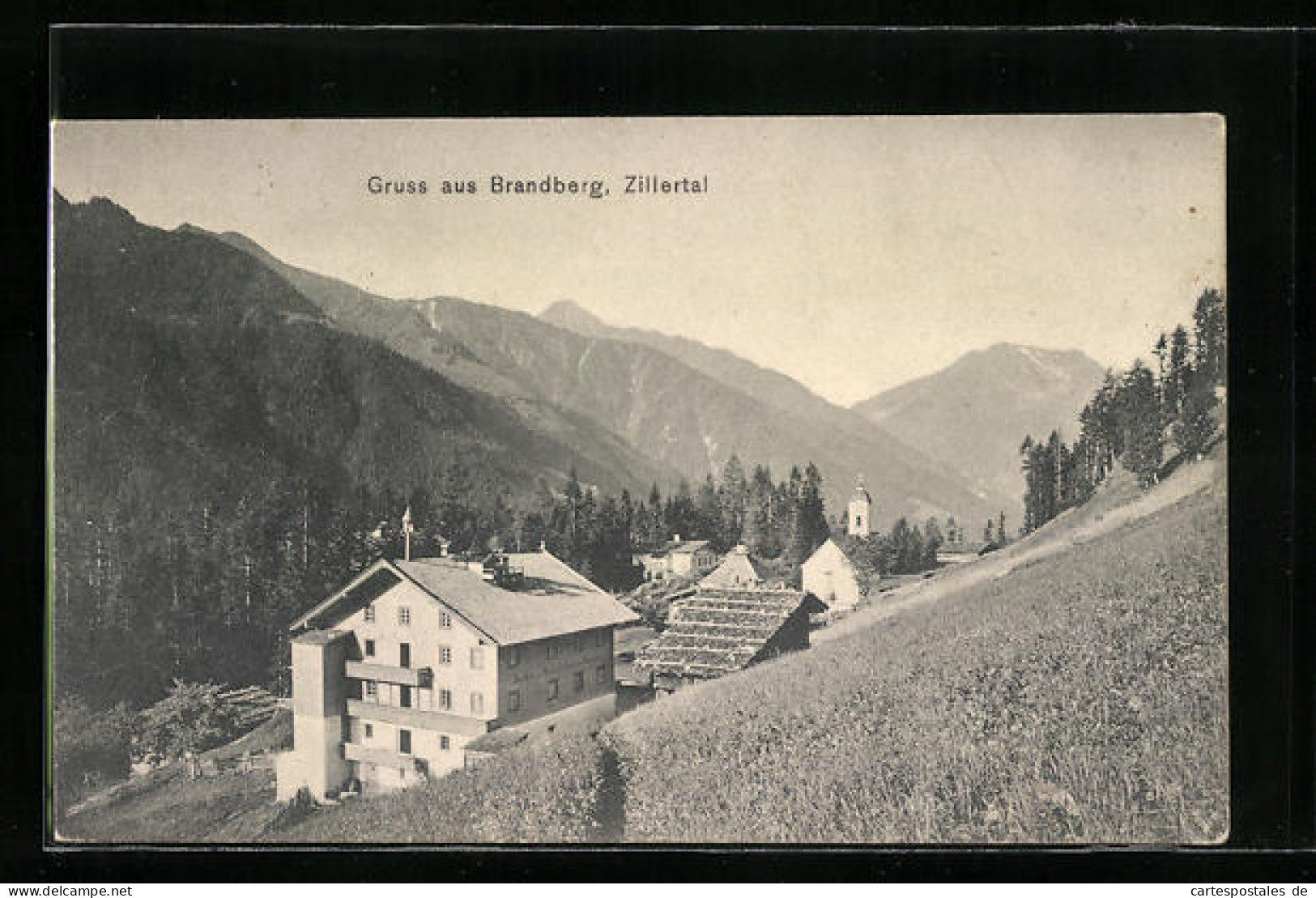 AK Brandberg /Zillertal, Panorama  - Altri & Non Classificati