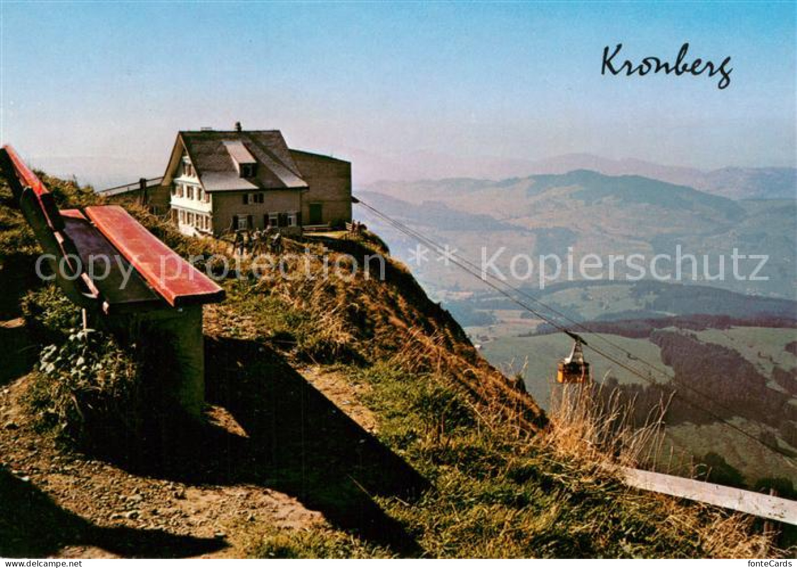 13688257 Kronberg Appenzell Bergstation Bergbahn Fernsicht  - Andere & Zonder Classificatie