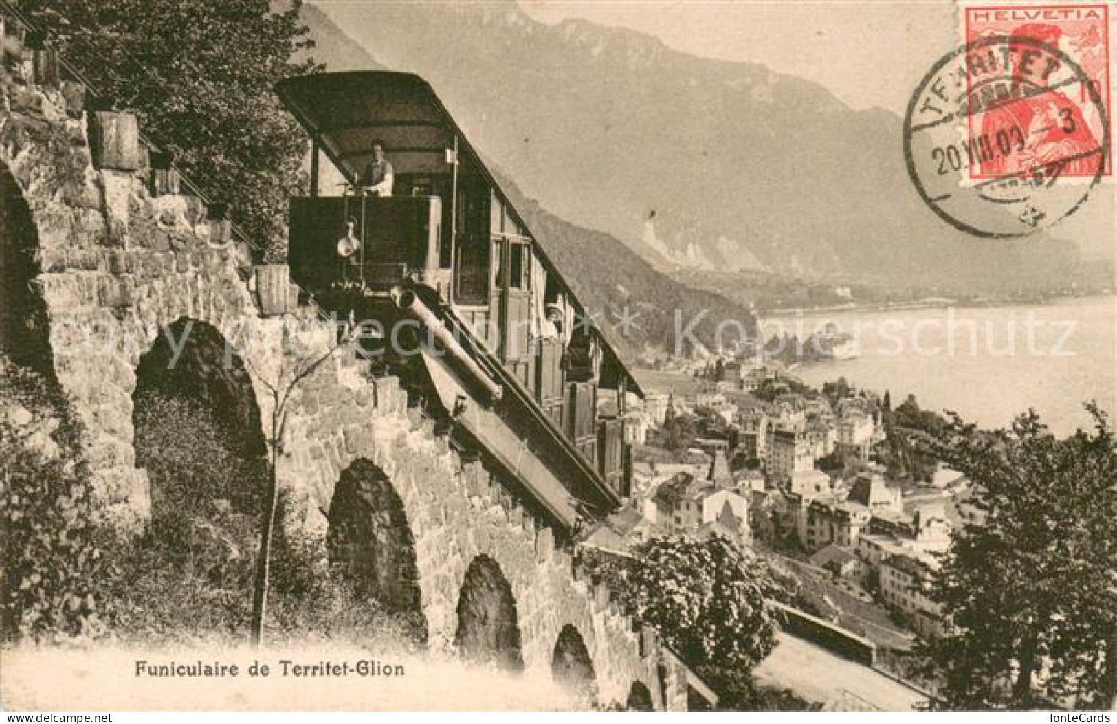 13685907 Territet Glion Funiculaire  Territet Glion - Altri & Non Classificati