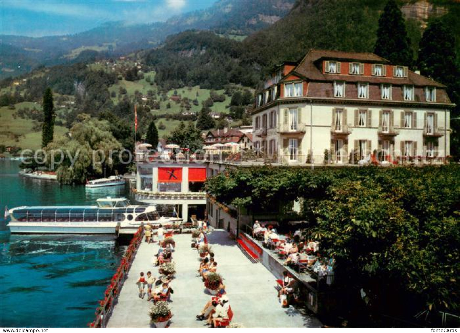 13683109 Vitznau Vierwaldstaettersee Hotel Terrasse Vitznau - Sonstige & Ohne Zuordnung