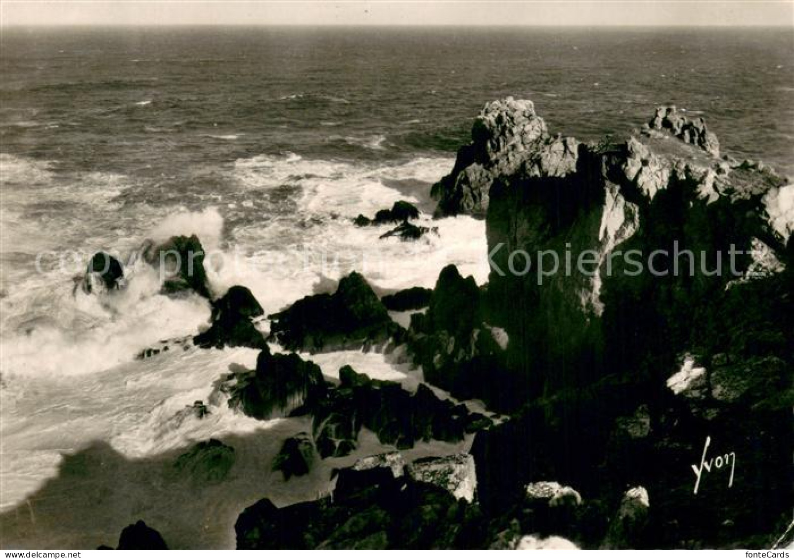 13682039 Pointe Du Van Kuestenpanorama Feldpost Pointe Du Van - Sonstige & Ohne Zuordnung