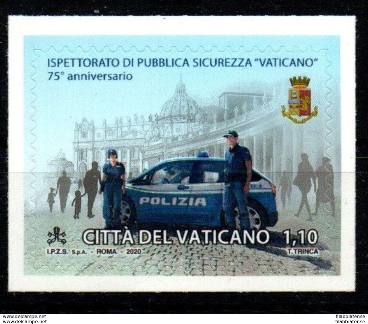 2020 - Italia - Ispettorato Di Pubblica Sicurezza Vaticano - Congiunta Del Vaticano  +++++++++ - 2011-20: Ungebraucht