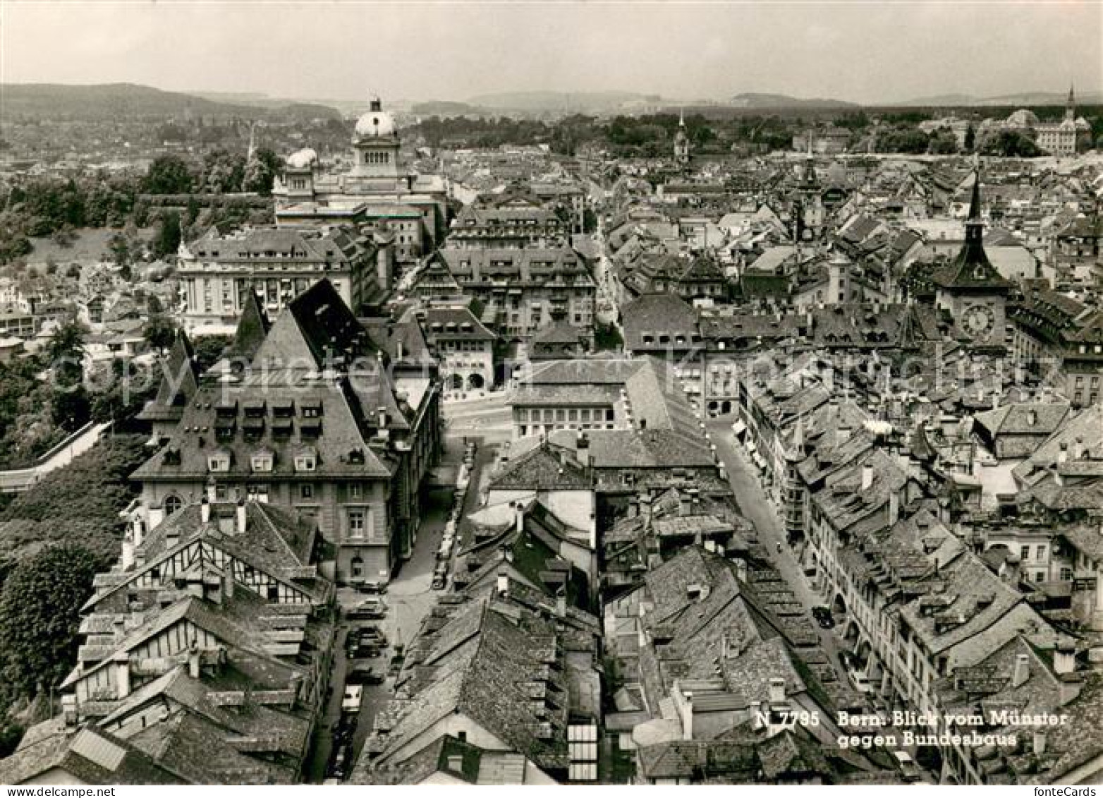 13664169 Bern BE Blick Vom Muenster Gegen Bundeshaus Bern BE - Other & Unclassified