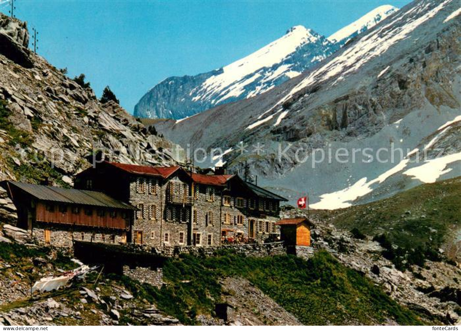 13661959 Kandersteg BE Berghotel Schwarenbach Am Gemmipass Mit Doldenhoerner Ber - Other & Unclassified