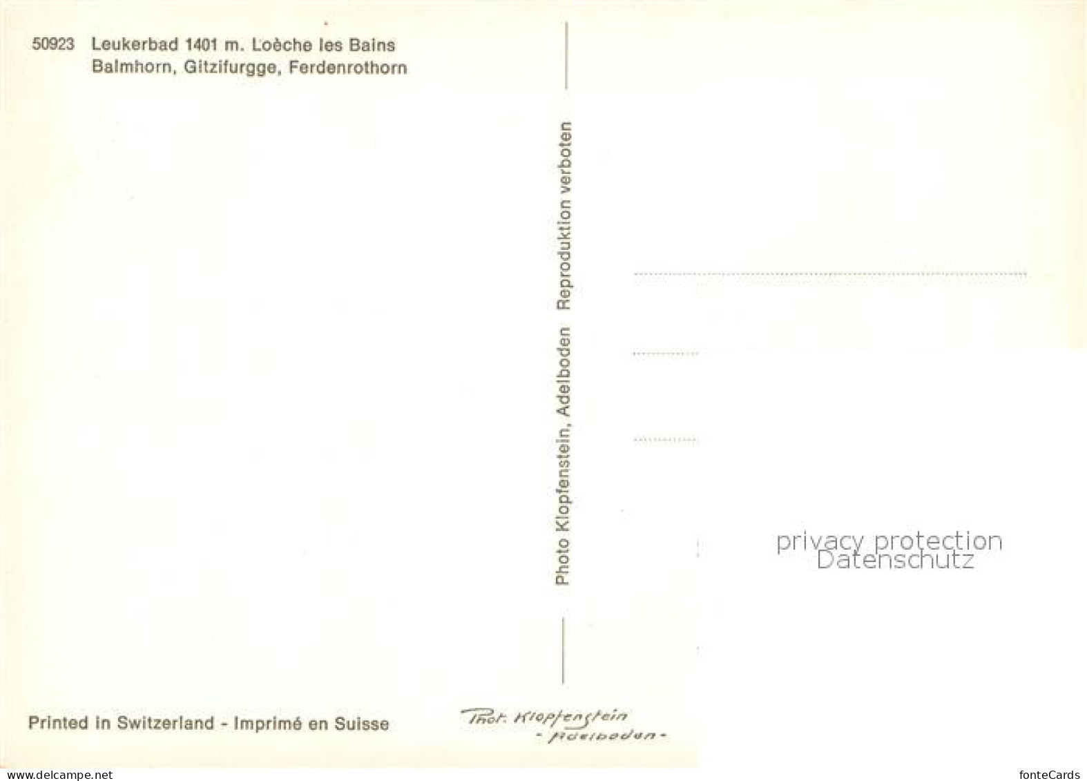 13660897 Leukerbad Balmhorn Gitzifurgge Ferdenrothorn Leukerbad - Sonstige & Ohne Zuordnung