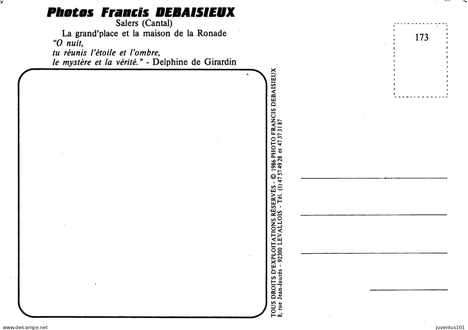 CPSM Salers-Debaisieux       L2914 - Autres & Non Classés