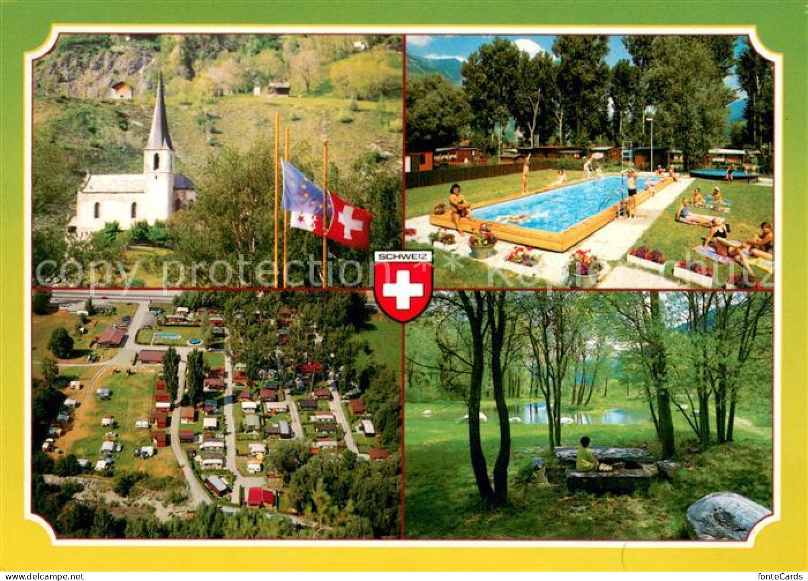 13649347 Raron VS Camping SantaMonica Kirche Pool Raron VS - Other & Unclassified