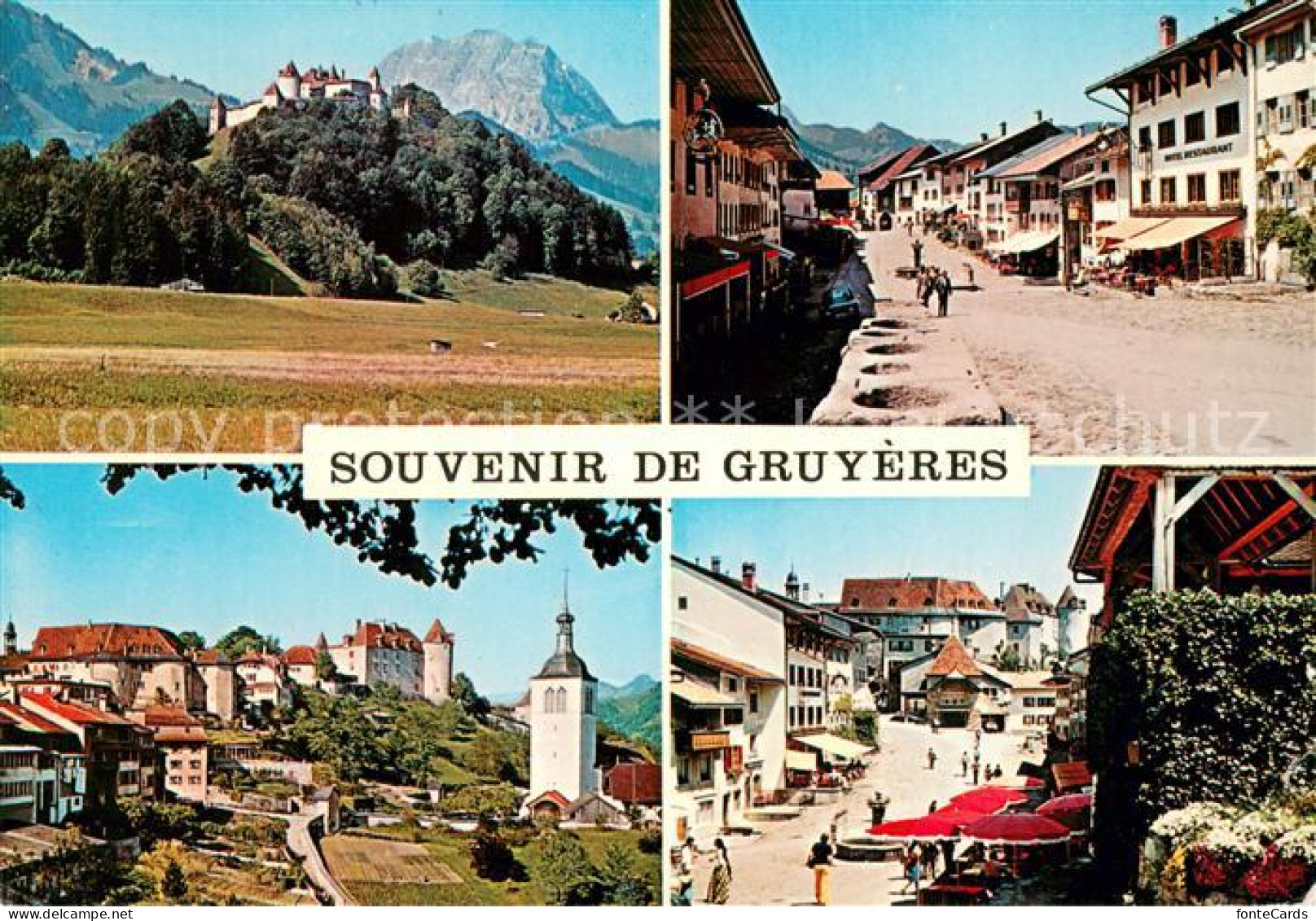 13648939 Gruyeres FR Ortsansichten Schloss Gruyeres FR - Other & Unclassified