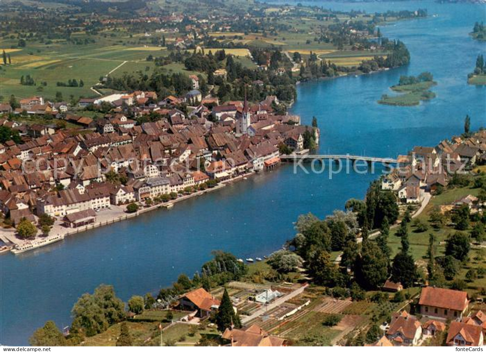 13645297 Stein Rhein Fliegeraufnahme Stein Rhein - Sonstige & Ohne Zuordnung