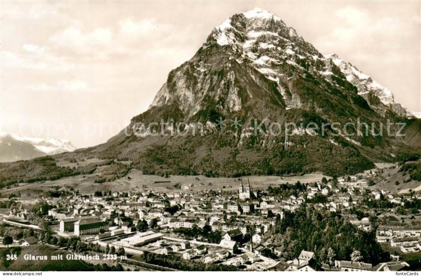 13644117 Glarus GL Gesamtansicht Mit Glaernisch Glarner Alpen Glarus GL - Altri & Non Classificati