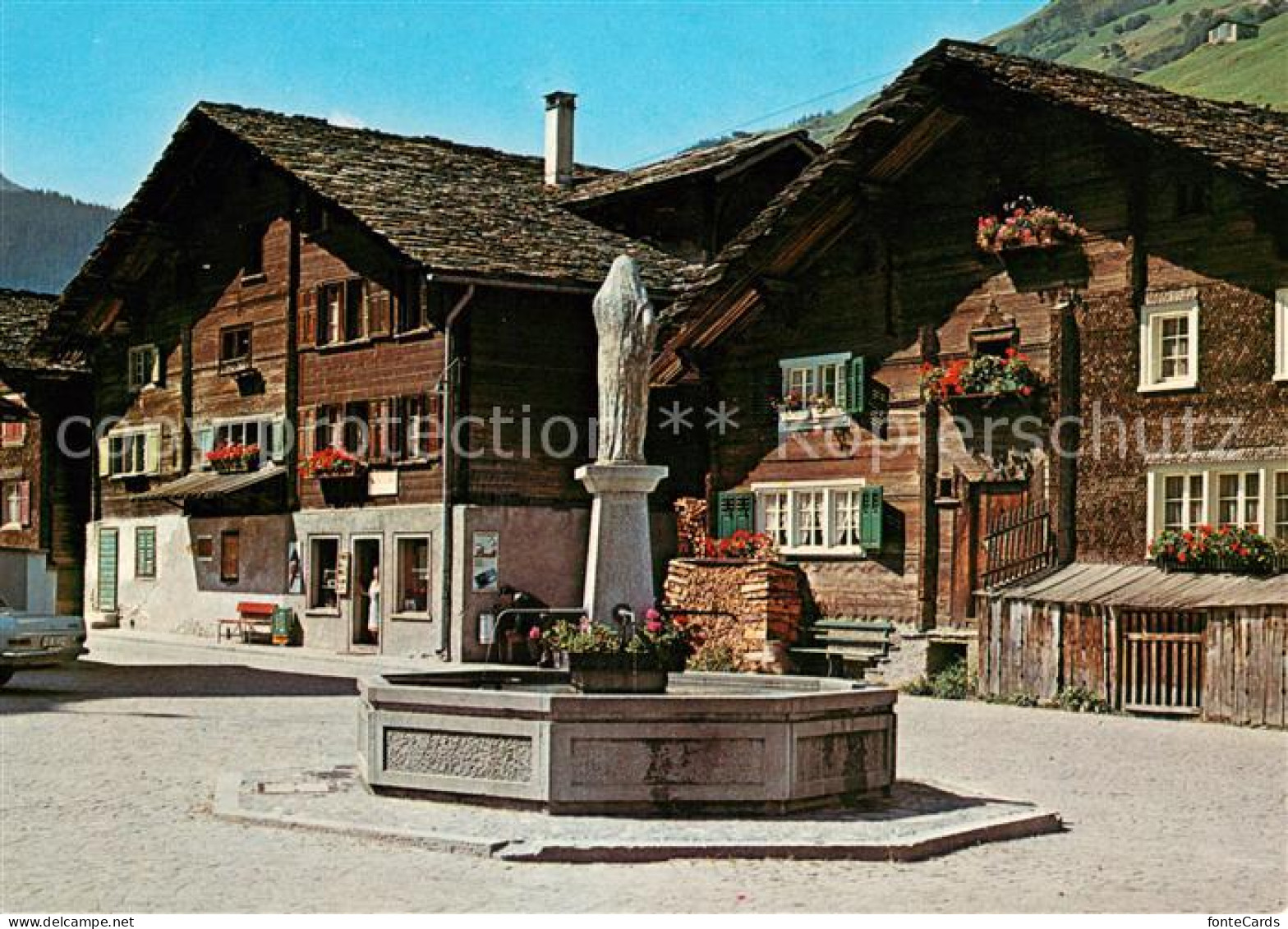 13632017 Vals GR Dorfplatz Brunnen Vals GR - Other & Unclassified