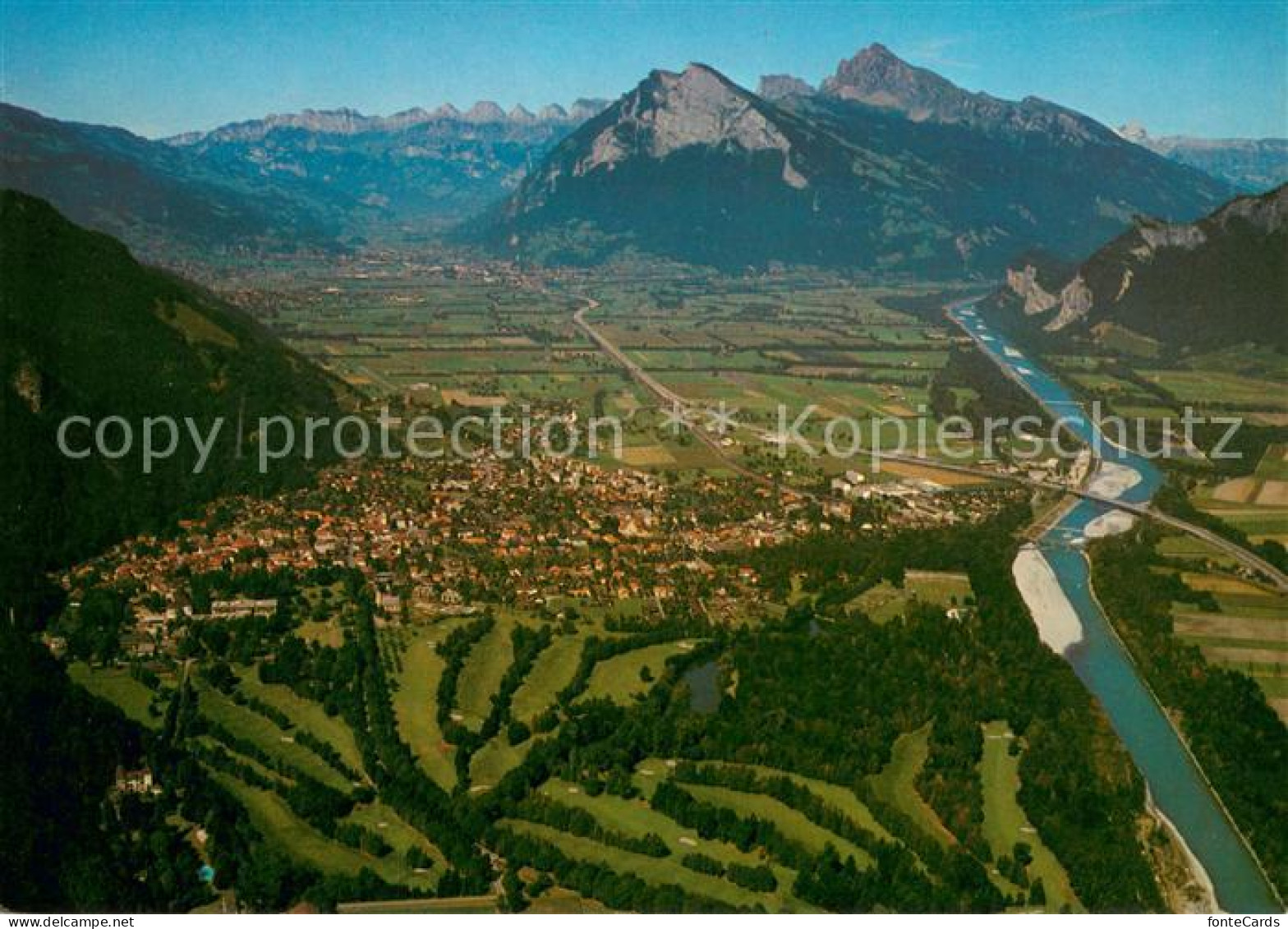 13631967 Bad Ragaz Ragatz Panorama Mit Churfirsten Gonzen Und Alvier Appenzeller - Otros & Sin Clasificación