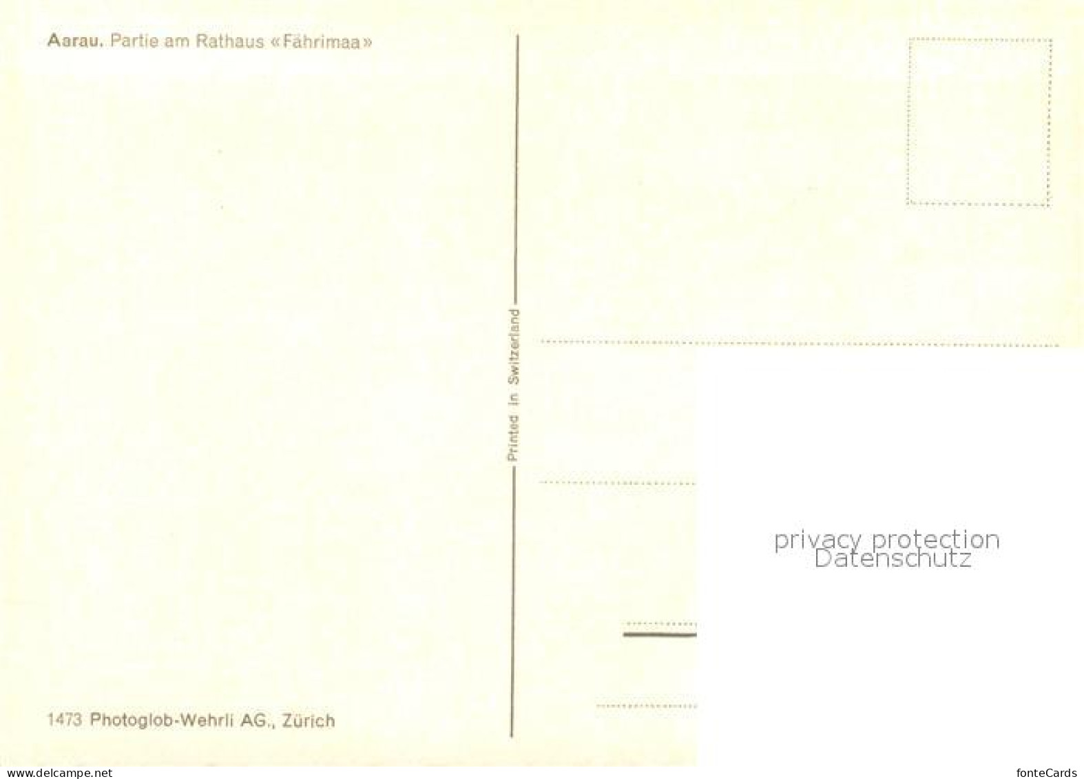 13631777 Aarau AG Partie Am Rathaus Faehrimaa Aarau AG - Andere & Zonder Classificatie