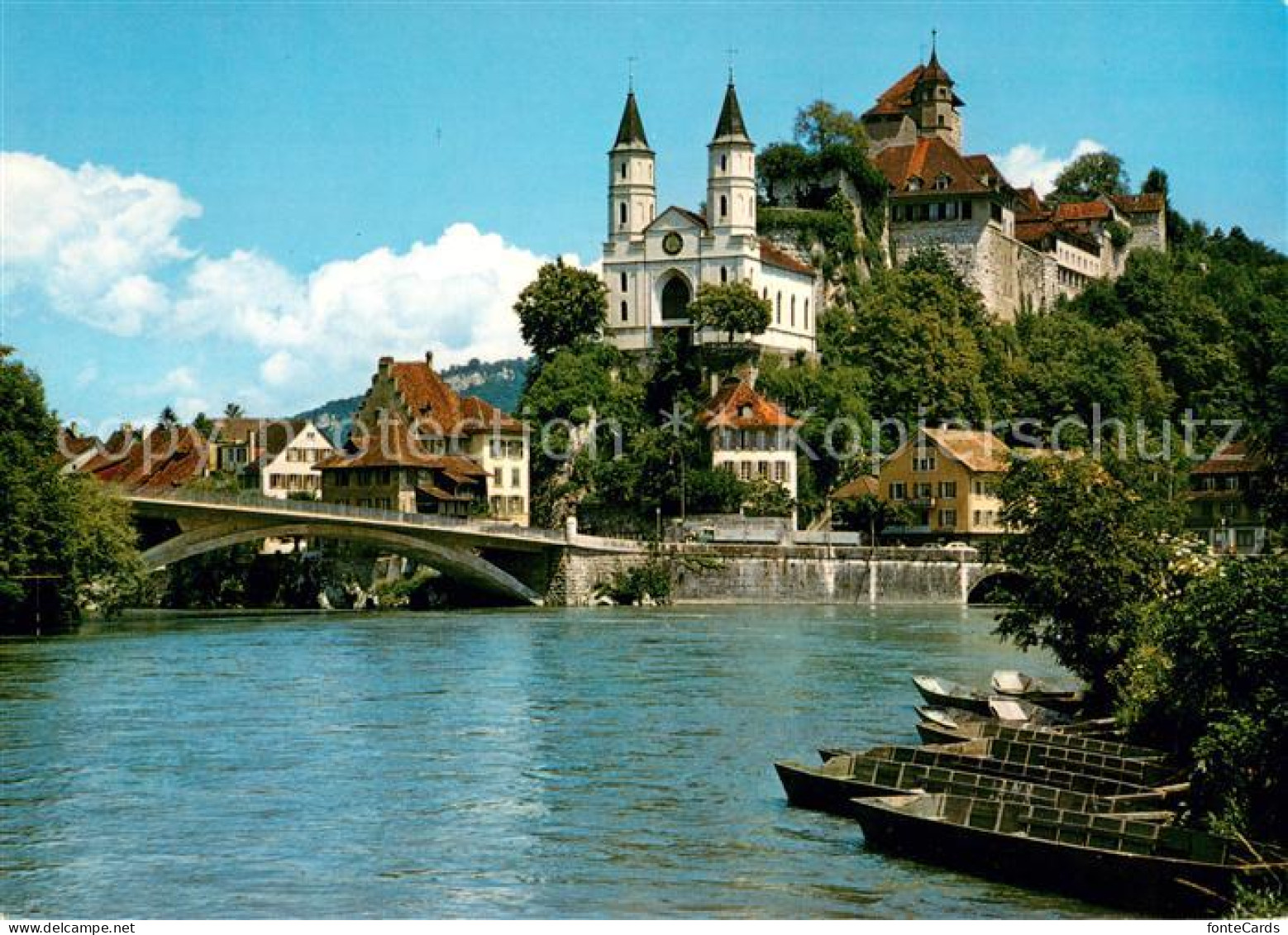 13631767 Aarburg AG Partie An Der Aare Bruecke Festung Aarburg AG - Altri & Non Classificati