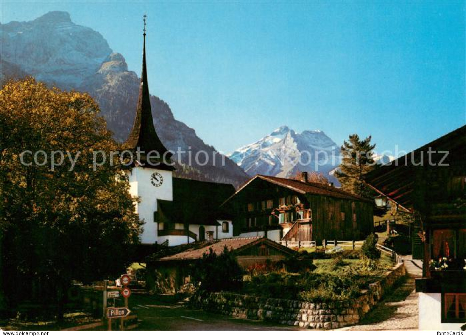 13631707 Gsteig Motiv Mit Kirche Mit Oldenhorn Berner Alpen Gsteig - Other & Unclassified