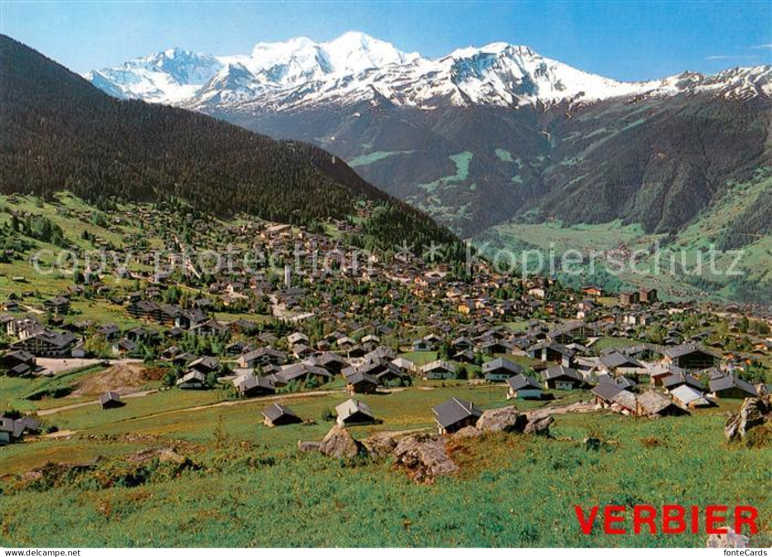 13630807 Verbier La Station Et Le Massif Des Combins Verbier - Sonstige & Ohne Zuordnung