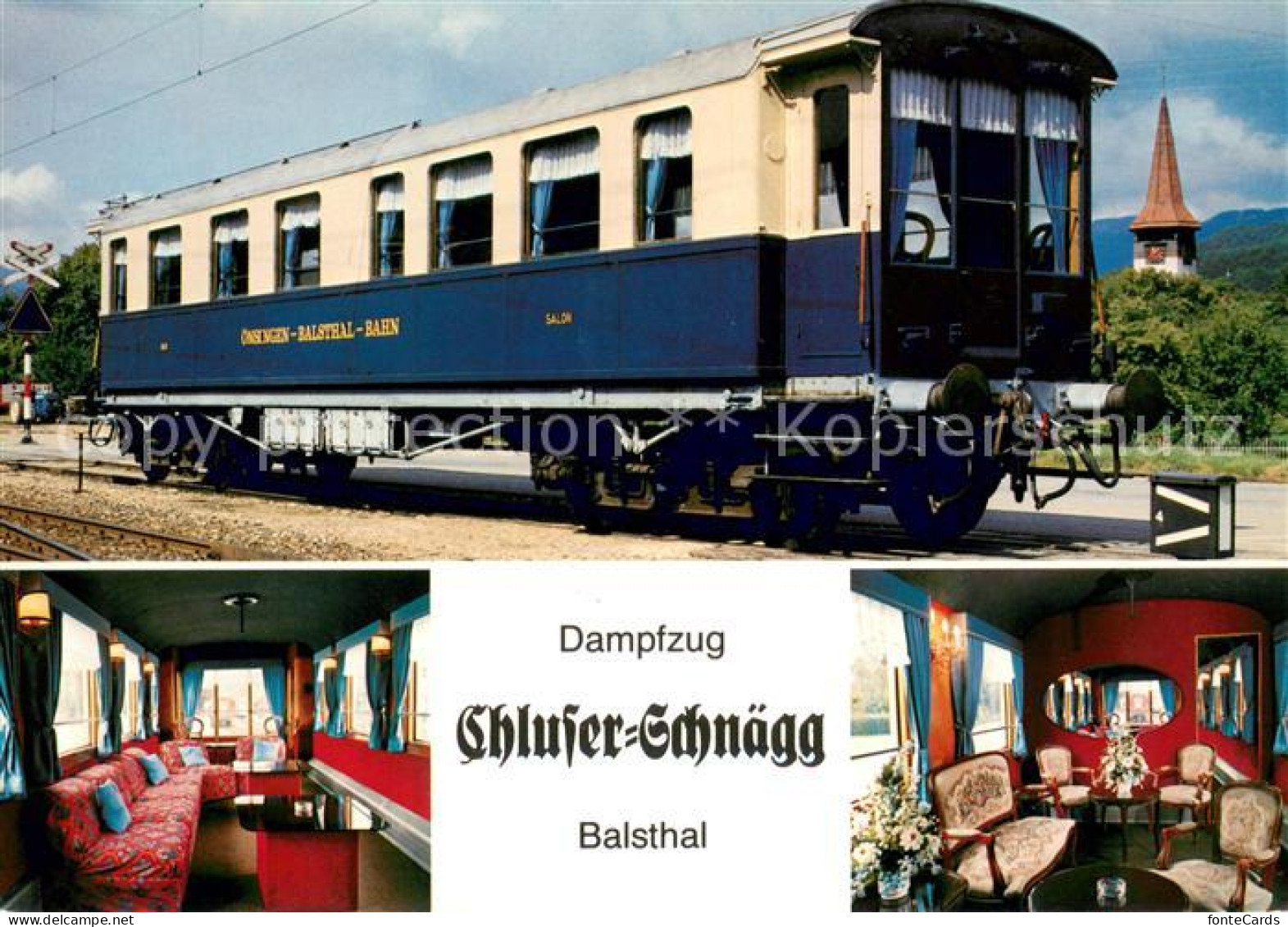 13630239 Balsthal Dampfzug Chluser Schn?gg Zwischen Oensingen Und Balsthal Balst - Andere & Zonder Classificatie