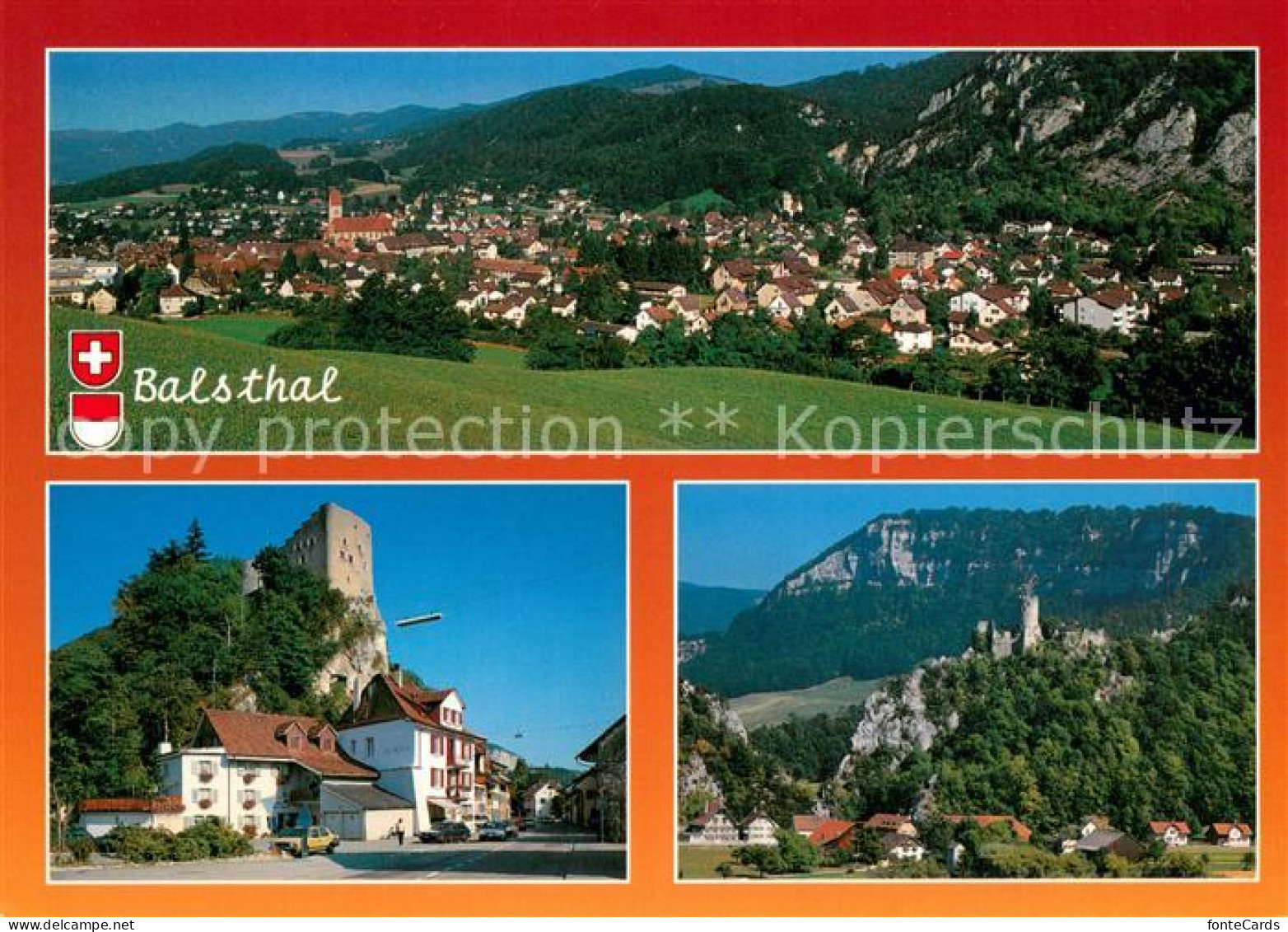 13628257 Balsthal Panorama Burgturm Burgruine Balsthal - Altri & Non Classificati