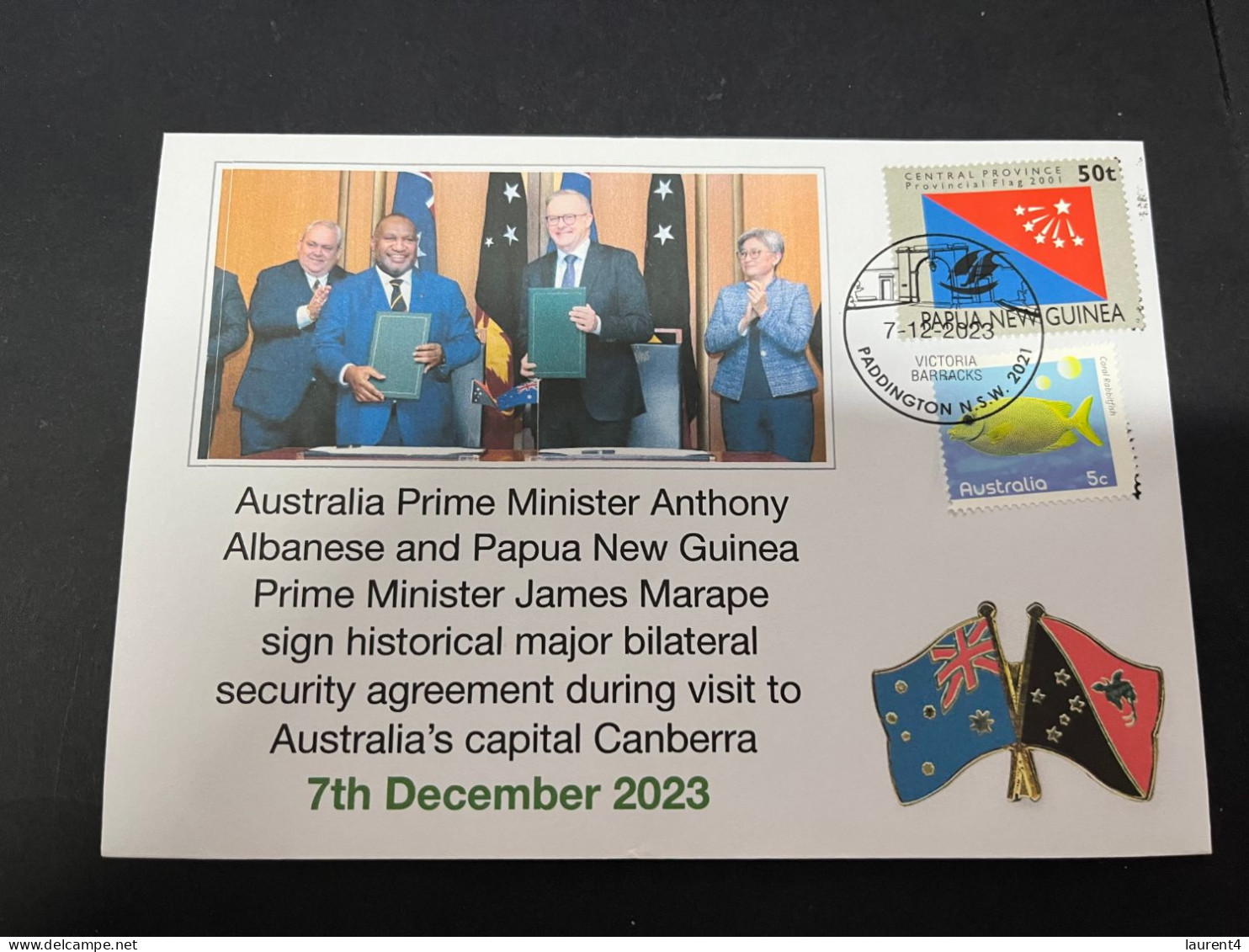 14-5-2024 (5 Z 7) Australia & Papua New Guinea PM Leaders Meeting In Canberra (7-12-2023) - Militares