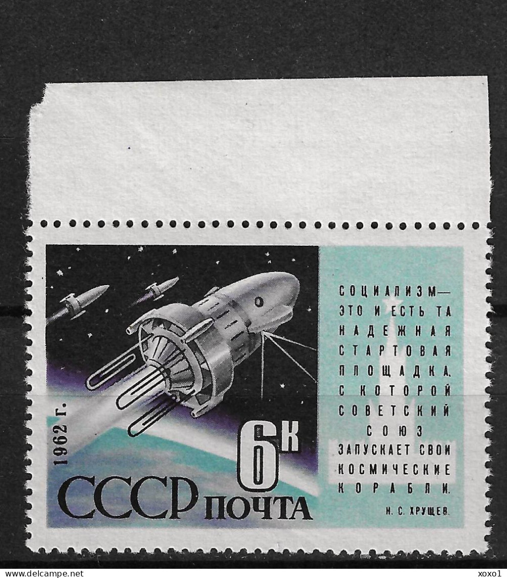 USSR Soviet Union 1962 MiNr. 2595 Space, Cosmos-3 Research Satellite 1v MNH ** 1.20 € - Rusia & URSS